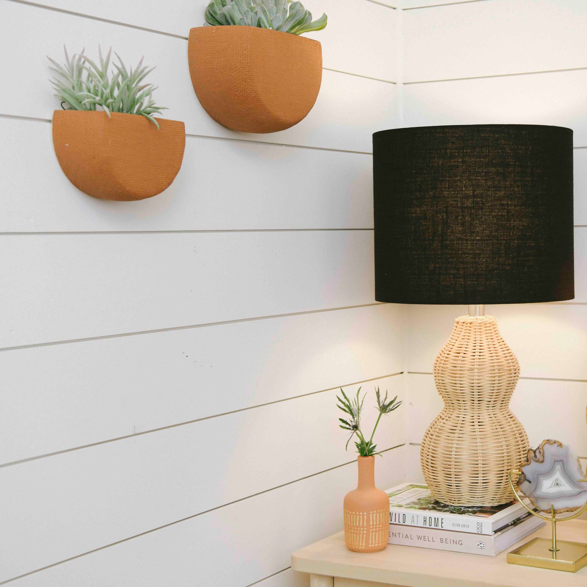 Hello Honey® Stoneware Wall Planters Set
